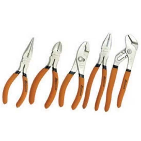 Homak HT06806005 5 Piece Pliers Set
