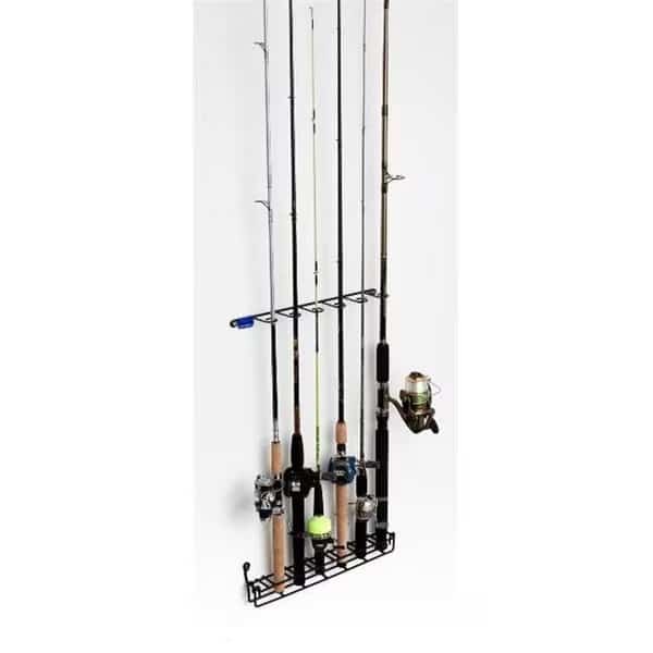 RackEm Racks 7011 Mount Anywhere 6 Rod Fishing Rod Rack