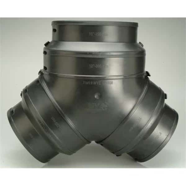 Havaco Quick Connect HTY-12 Large Snap Together Wye 12-10-8 in.
