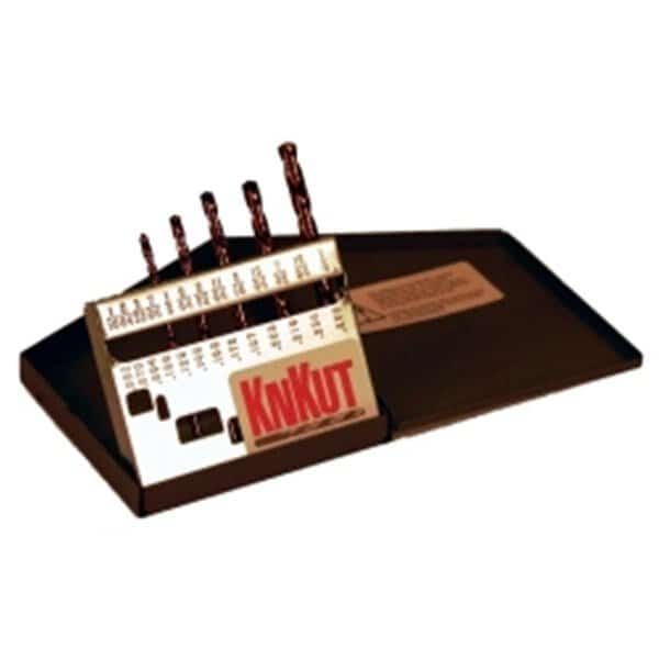 5 Piece Fractional Jobber Length Left Hand Drill Bit Set