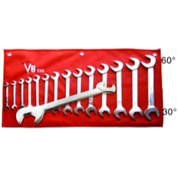 .38in. - 1-.25in. Angle Head Wrench Set - 14 Pieces