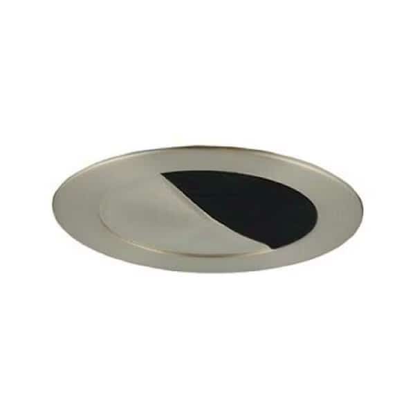 Aperture Low Voltage Trim 3 in Black Finish with Satin Chrome Trim