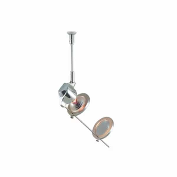 1-Light Monorail Quick Adapt Low Voltage Spot LightChrome