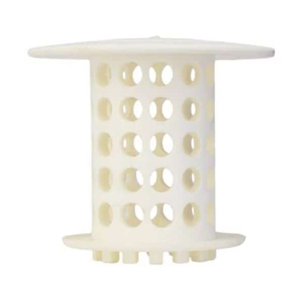 Revolutionary Bathtub Strainer-Hair Catcher, White