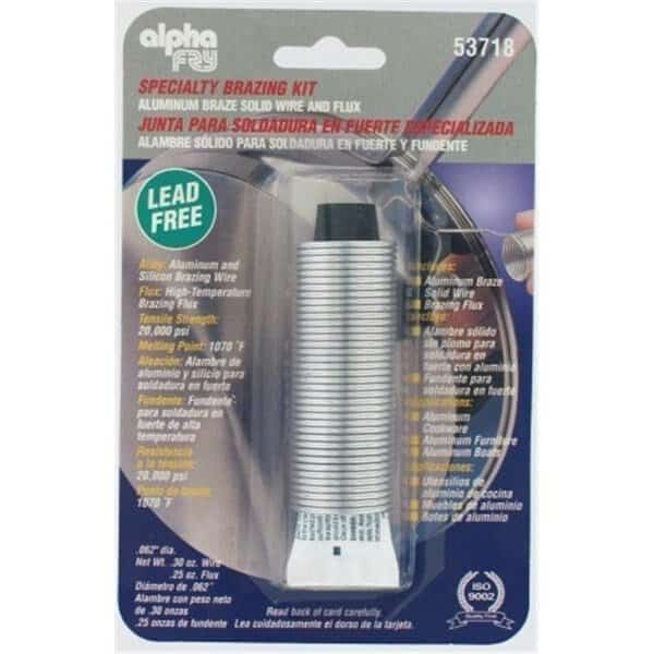 Fry Technologies Cookson Elect Lead Free Aluminum Wire Braze Solid Wire & Flux K