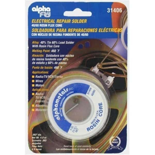 Fry Technologies Cookson Elect 40-60 Electrical Rosin Core Solder  AM31406