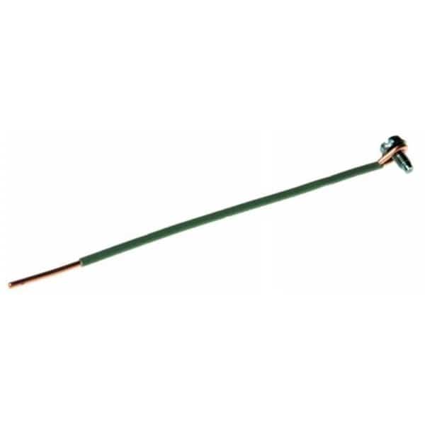 NO.12 Insulated Solid Wire with 6in. Long Ground Screw