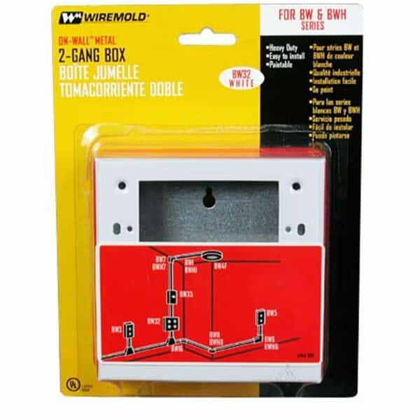 Electrical Box, Raceway Box Type, 2 Gangs