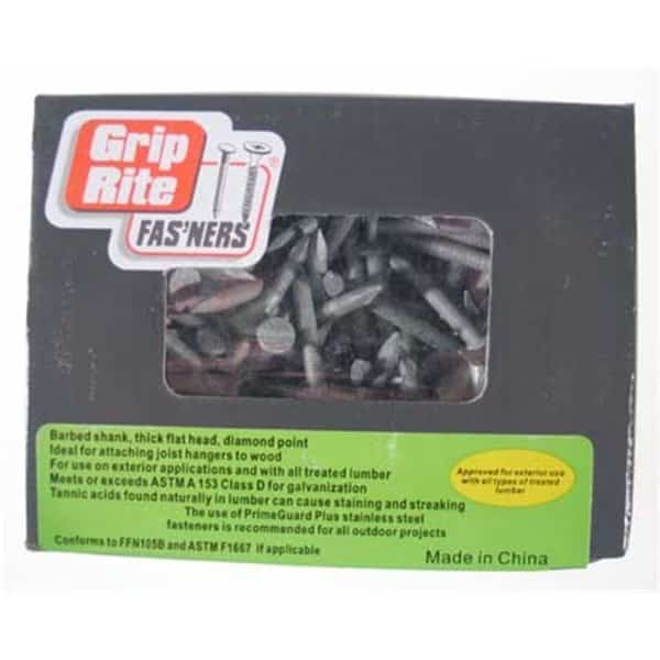Collated Joist Hanging Nail, 3-1/2 in L, Galvanized