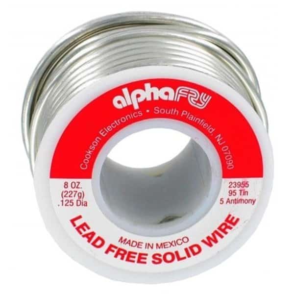 Fry Technologies Cookson Elect .50 lb 95-5 Spool Lead-Free Solid Wire Solder  AM