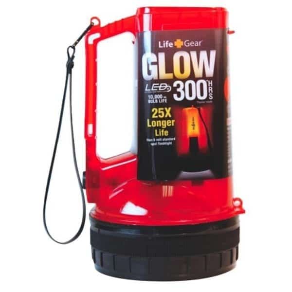Life Gear Red Glow LED Spotlight  LG114