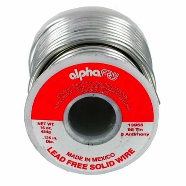 1 lb 95-5 Spool Lead-Free Solid Wire Solder AM13