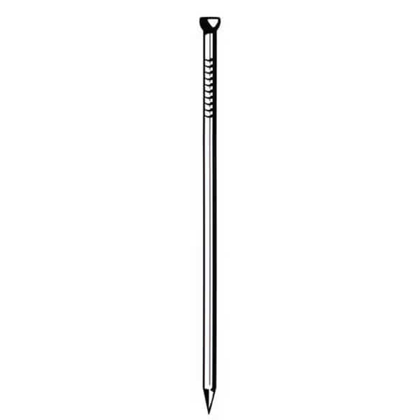 Collated Brad Nail, 9-1/2 in L, Bright, Brad Head