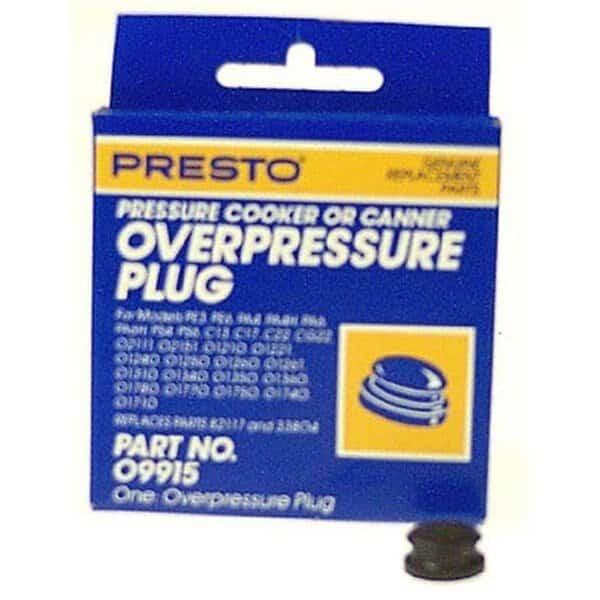 National Presto 09915 Pressure Cooker & Canner Over Pressure Plug
