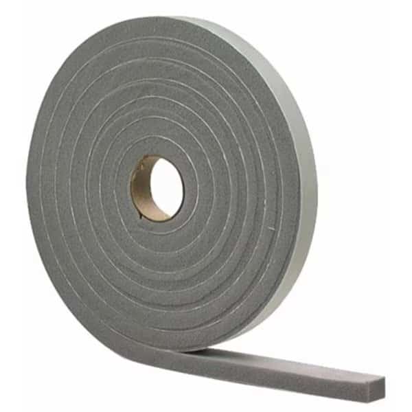 M-d Products 02311 .5 in. X 10 ft. Gray Waterproof & Airtight Foam Tape Weather Stri