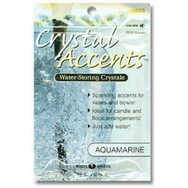 Crystal Accents 1 oz Bag Aqua Marine, 25PK