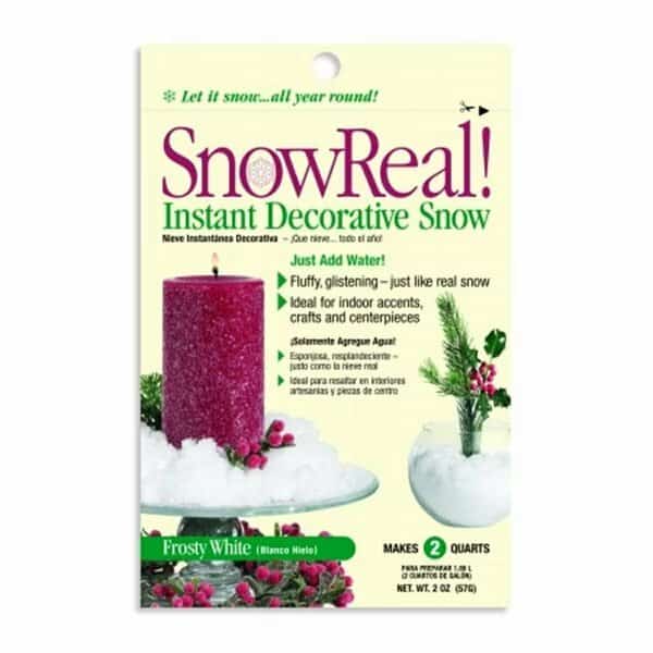Snow Real 1 oz bag Instant Decorative Snow, 24PK