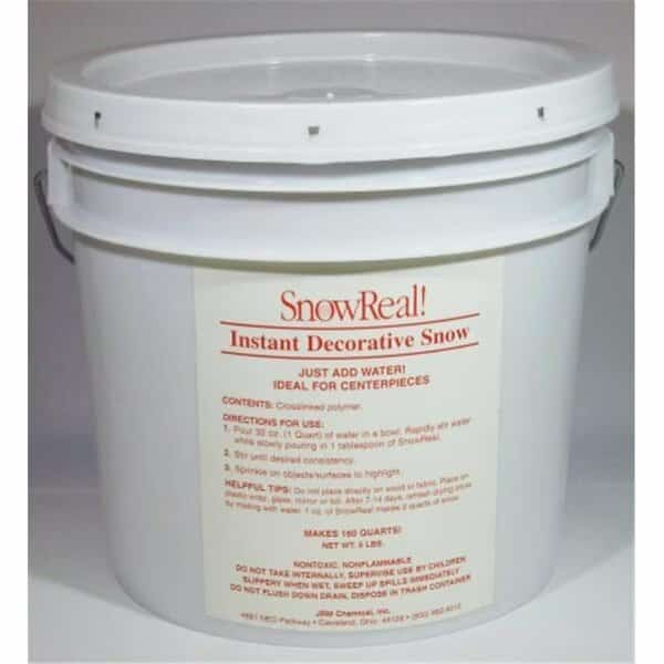 Snow Real 5 lb pail Instant Decorative Snow