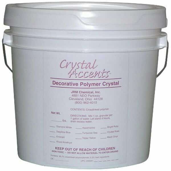 Crystal Accents 5 lb pail Topaz Yellow, Jrm Chemical, Mfr#: CA-05Y