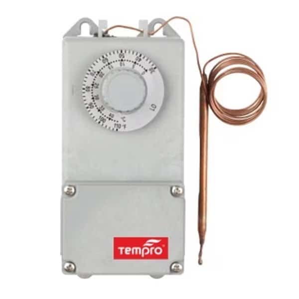 Line Voltage 0 To 120 Degree F 24 in Isolated SPDT Thermostat, Tempro, Mfr#: TP520B