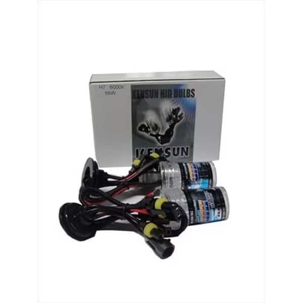 Kensun UN-K-55W Bulbs-9006-8K HID Xenon 8000K 55W AC Bulbs; White With Blue Tinge
