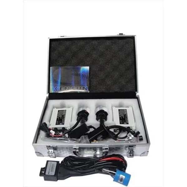 Kensun UN-K-Slim Kit-9007 LH-8K HID Xenon Lo-Hi Halogen 8000K 35W AC Slim Kit; White With Blue Tinge