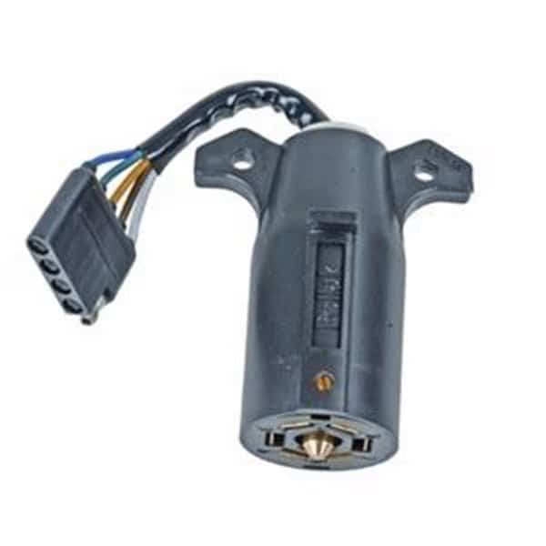 12718 Tow Wiring 7-Way Rnd 5-Way Flat Adapter-Bulk