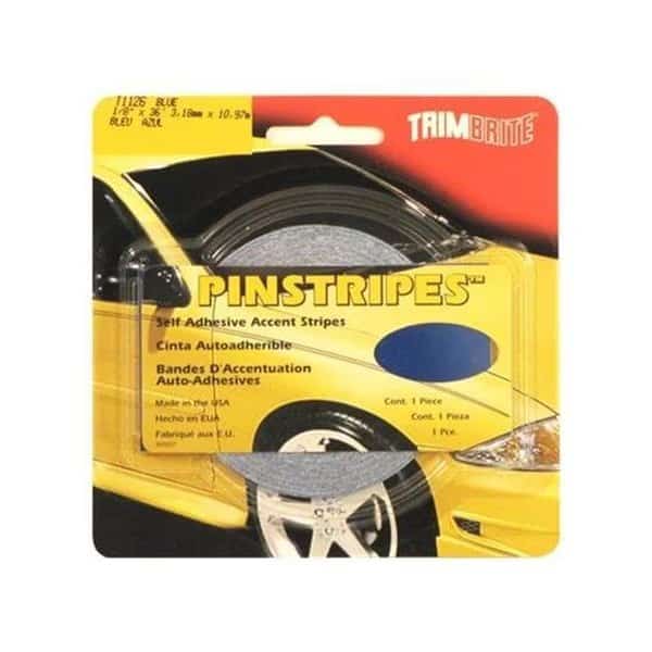 TRIMBRITE T1126 Pinstripe Tape; Blue; 0.12 In. X 36 Ft., Trimbrite, Mfr#: T18-T1126