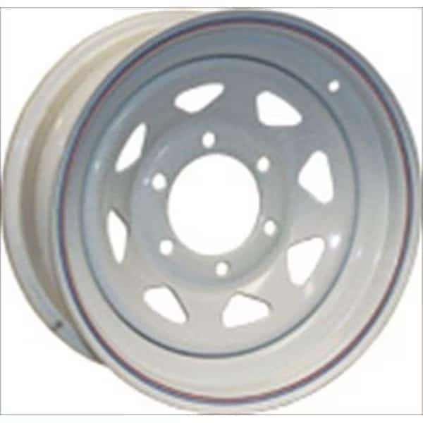 AMERICANA 20532 15 x 6 Tire & Wheel 6 Lug Wheel Spoke; White, Americana, Mfr#: AMW-20532