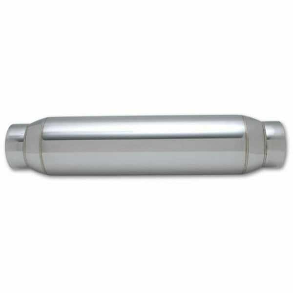 17950 5 In. Stainless Steel Exhaust Resonator - Silver