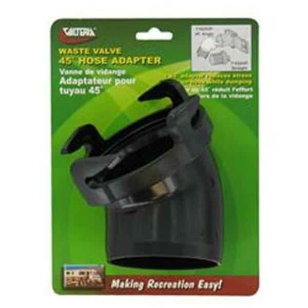 45 Degree Hose Adapter- Black