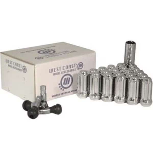 West Coast Wheel Accessories W55014S 5 Lug Wheel Installation Kit, West Coast Wheel Accessories, Mfr#: WCW-W55014S
