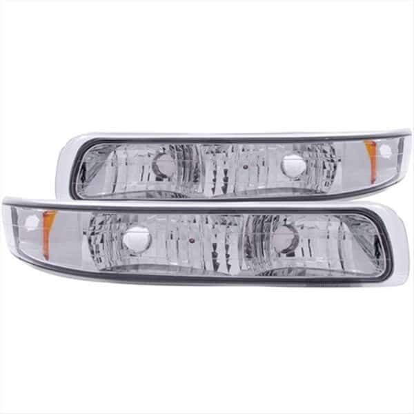 511064 Parking Signal Lights, Chrome Euro Amber