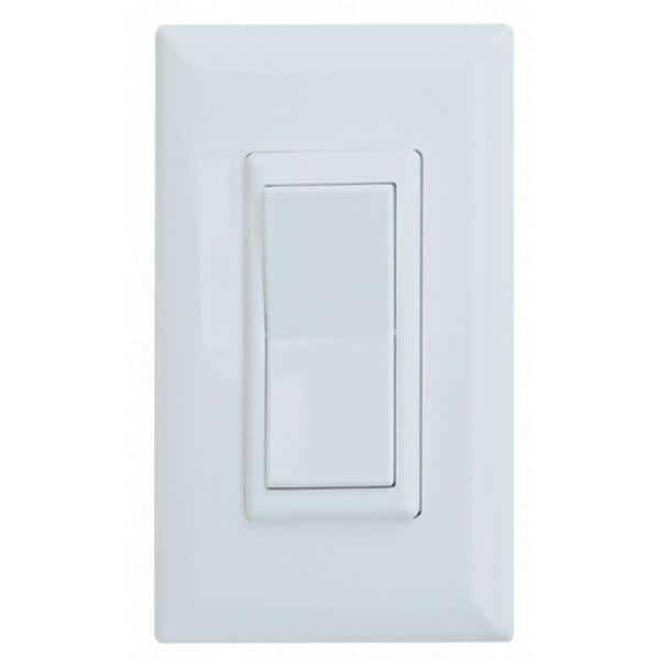 52595 Decor Switch With Cover - White