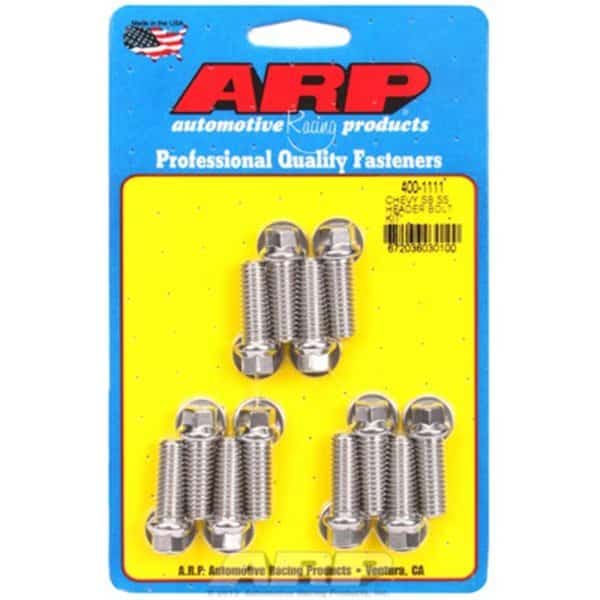 4001111 Chevrolet Small Block, 1.000 In. Uhl Header Bolt & Stud Kits