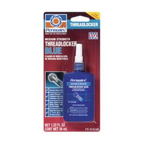 Medium Strength Threadlocker- Blue - 36 Ml.