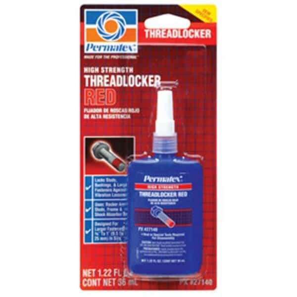 High Strength Threadlocker Red Gel- 36 Ml.