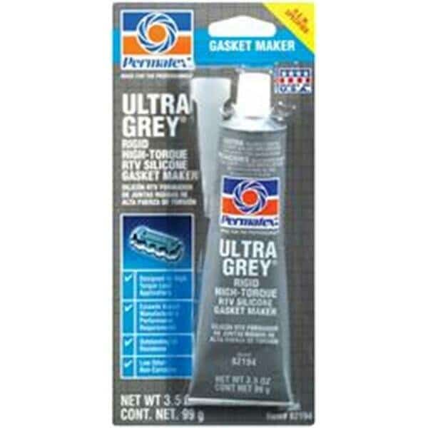 Ultra Grey Rigid High-Torque Rtv Silicone Gasket Maker- 3.5 Oz.
