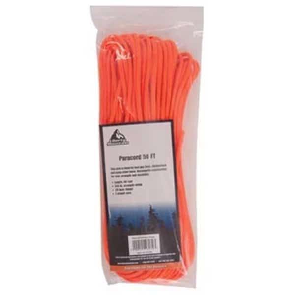 Paracord; Neon Orange; 50 ft.
