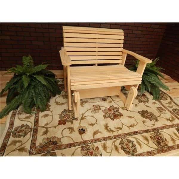 Louisiana Cypress Swings CG4  Roll Glider's- 4 Feet
