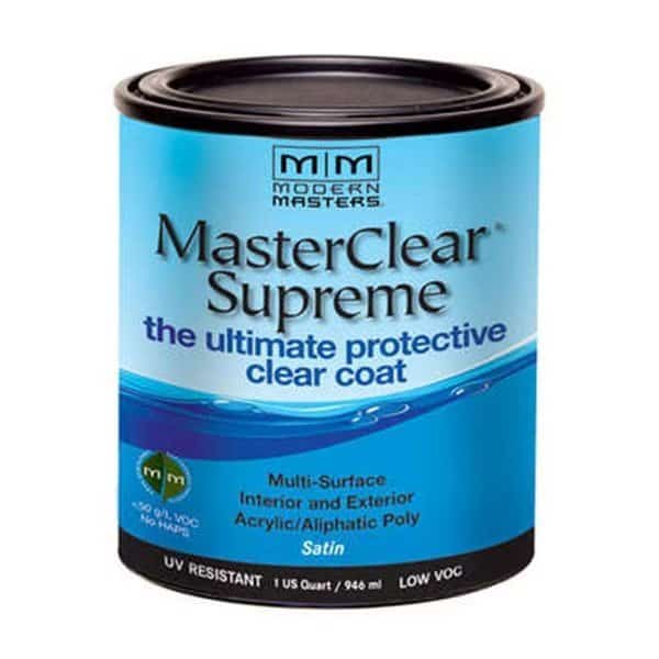 MCS90232 1 Qt. Satin Masterclear Supreme Protective Clear Coat