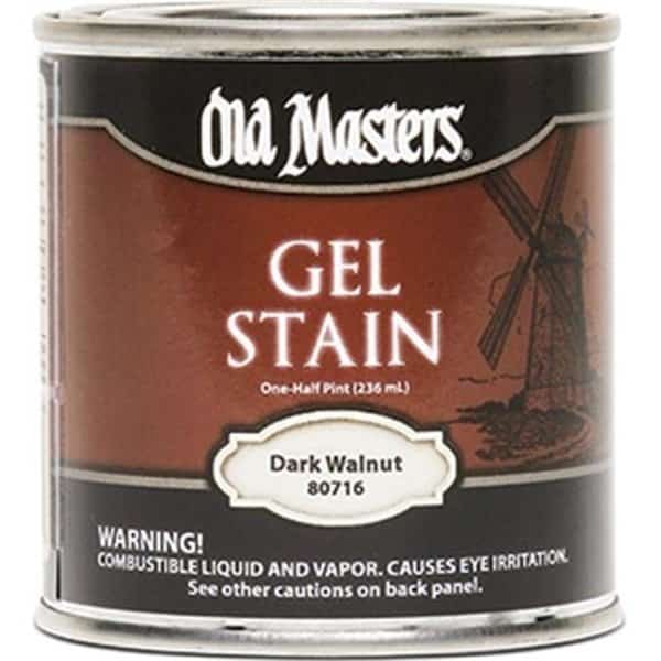 Old Masters 80716 0.5 Pint. Dark Walnut Gel Stain