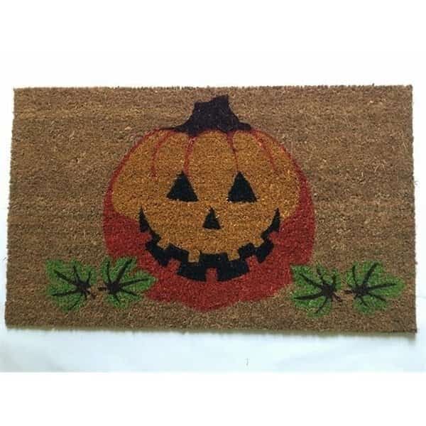 Pumpkin Coir Door Mat