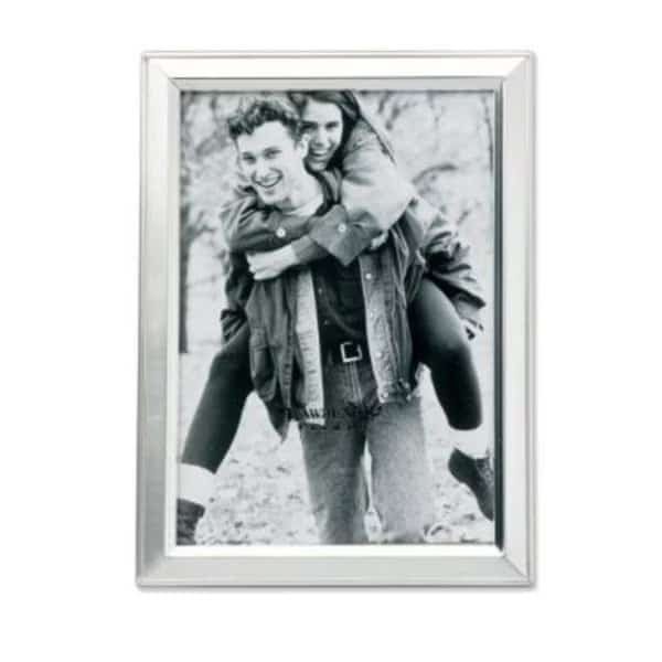 Brushed Silver Plated 5x7 Metal Picture Frame