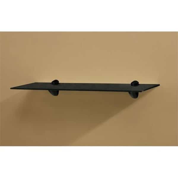 Amore Designs 736GLASSKITBKPE Black Sparkle Kit With Black Pelicani; 7 x 36 in.