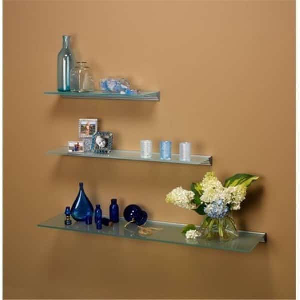 Amore Designs GCE848OP Glace Opaque Glass Shelf; 8 x 48 in.