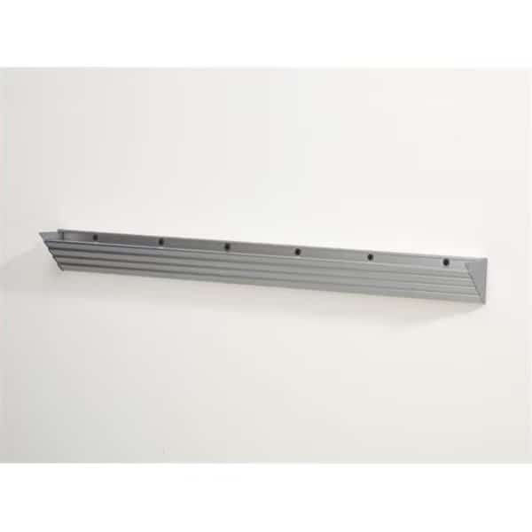 Amore Designs GCE24SI Glace Silver Shelf Bracket; 24 in.