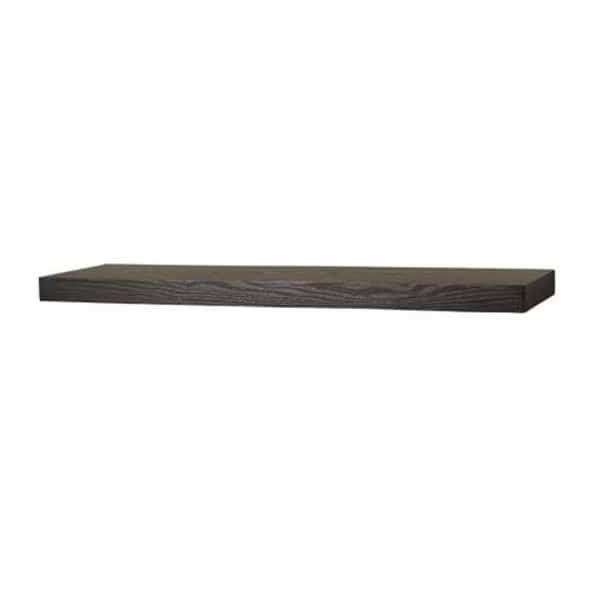 Amore Designs GRD1048ES Wood Shelving Grande Espresso Straight Shelf; 48 in.