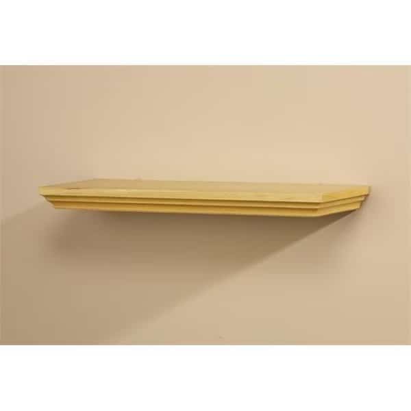 Amore Designs VIL836OK Wood Shelving Villages Oak Straight Shelf; 36 in.