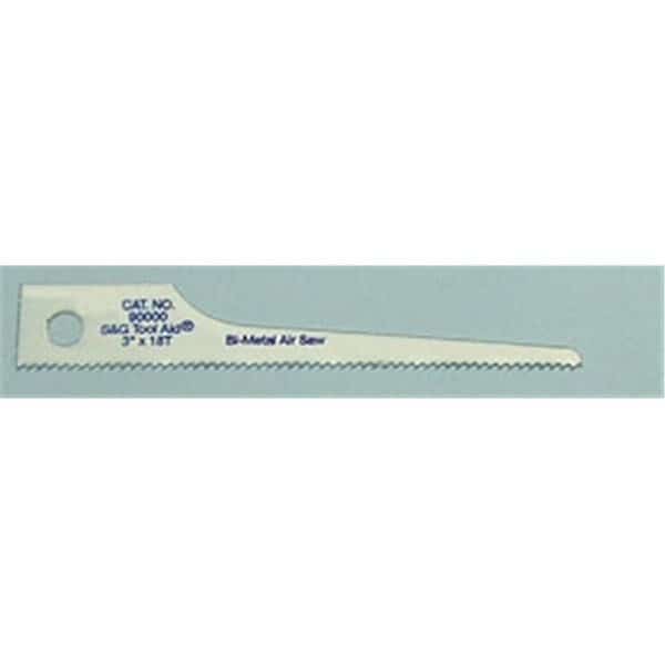 S and G Tool Aid 90000 Air Saw Blades 3 in. Scroll 18Tpi